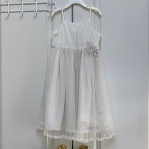 H&M girls white tulle dress